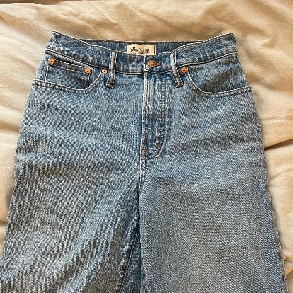 Madewell The Perfect Vintage Wide-Leg Crop Jean Knoxville Wash Size 26 - Picture 6 of 12